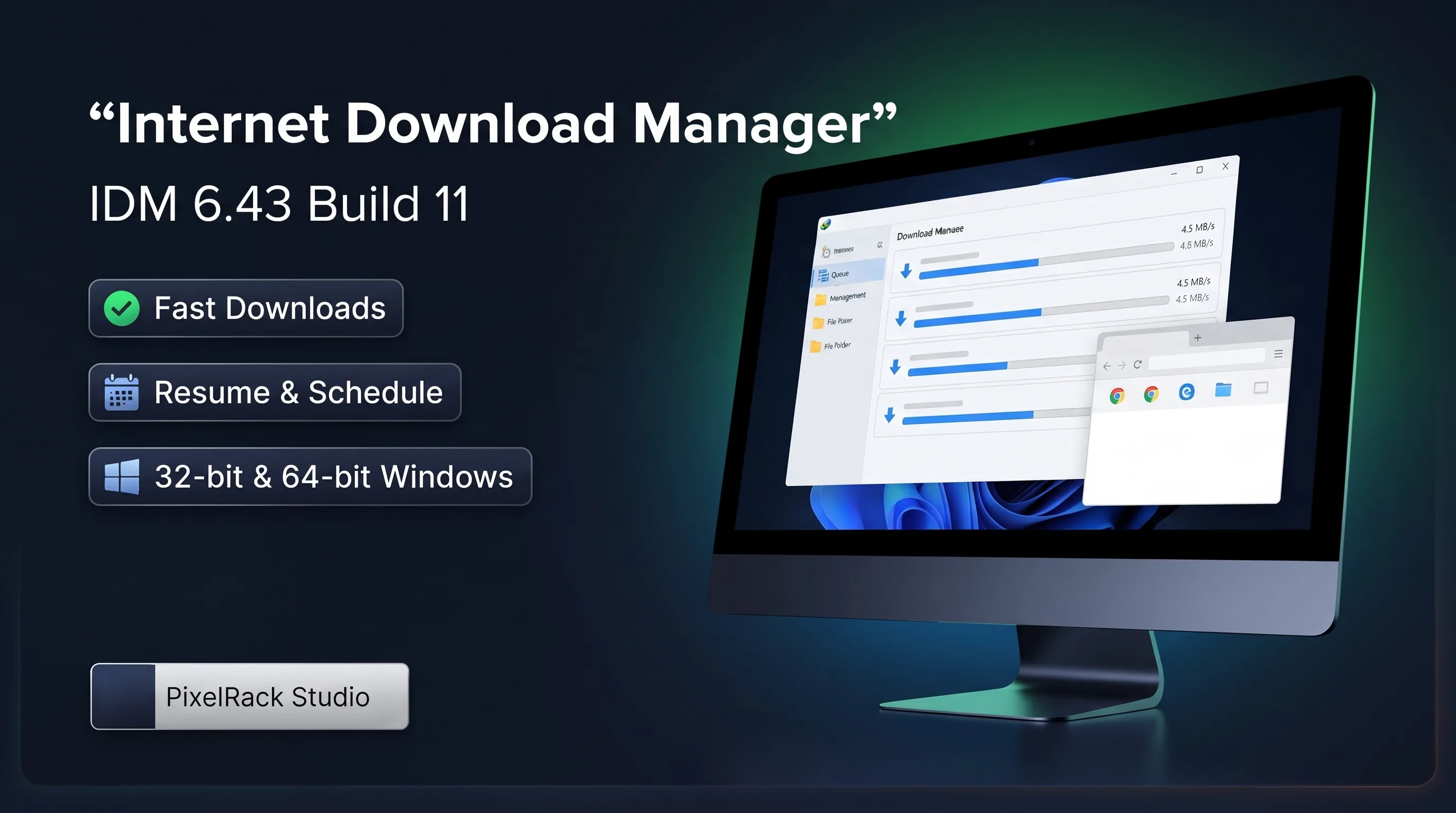 Internet Download Manager  (IDM)